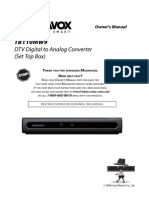 TB110MW9: DTV Digital To Analog Converter (Set Top Box)