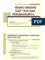 Undang Undang Dasar 1945 Dan Perubahannya