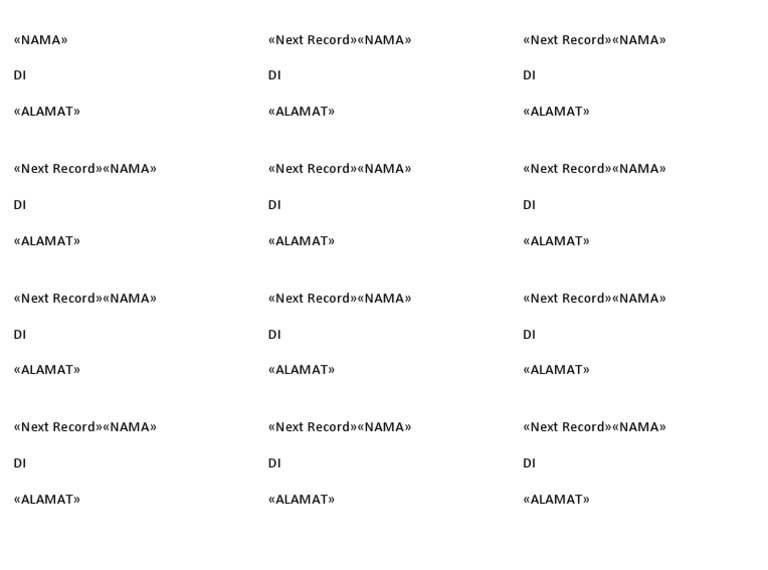 Contoh Label | PDF