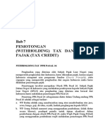 Bab VII Revisi With Holding Tax Credit Baru PDF