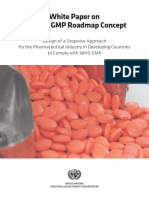 White Paper On UNIDO's GMP Roadmap Concept