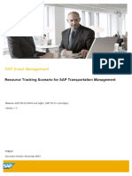 Resource Tracking Scenario For SAP Transportation Management