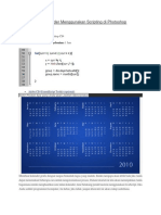 Buat Kalender Menggunakan Scripting Di Photoshop