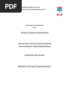  Campo a Partir Do Potencial - Relatório Física experimental