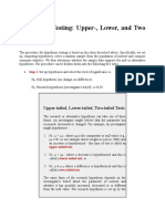 Hypothesis Testing