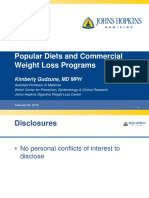 Popular Diets and Commercial Weight Loss Programs: Kimberly Gudzune, MD MPH