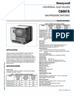 C6097 Europe Pressure Switch Model PDF