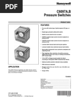 C6097 Amercian Pressure Swtich Model PDF