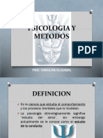 Psicologia y Metodos