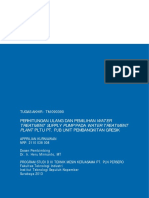 ITS NonDegree 30196 Perhitungan Ulang Dan Pemilihan Water Treatment Supply Pump Pada Water Treatment Plant Pltu PT PJB U