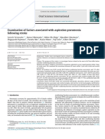 Examination of Factors Associated With Aspiration Pneumonia Following Stroke