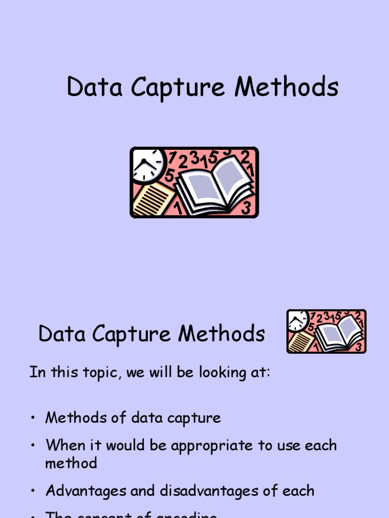21 Data Capture Methods Optical Character Recognition Information
