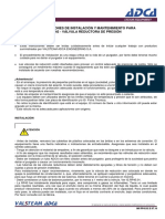 Instalación y Mantenimiento Valvula Reductora Rp45