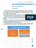 Contas Patrimoniais - Posição Patrimonial e Financeira