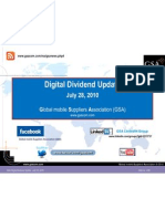 Digital Dividend Update July 2010