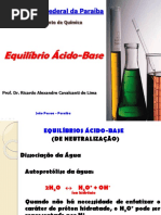 4 Aula - Equilbrio Cido-Base