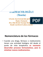 Farmacología I: Clasificación y nomenclatura de fármacos