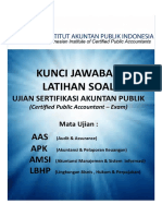 2014 - LEMBAR JAWABAN SOAL LATIHAN CPA EXAM - Cover PDF