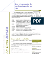 Expresión e Interpretación de Resultados Experimentales en Metrologí PDF