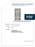 Liofilización de Alimentos