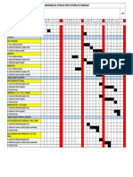 Cronograma de Actividades Vapor 