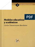 Modelos educativos universitarios