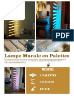 DIY Tutoriel Lampe Murale Palettes 1001Pallets (Fr)