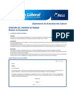 Extinción Del Contrato de Trabajo PDF