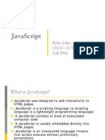 Javascript: Roby John Cdac-Acts Fall 2006