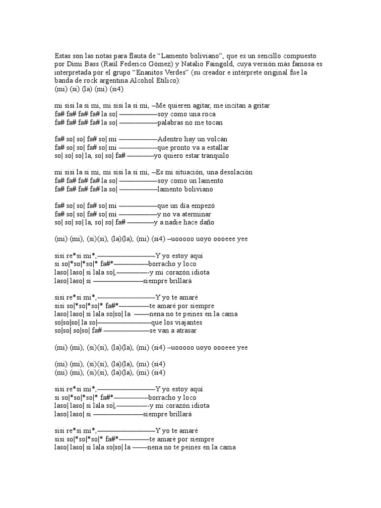 Notas para FlautaBorracho y Loco PDF