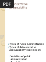 Administrative Accountability