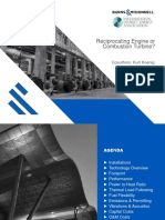 Reciprocating Engine vs Combustion Turbine: Key Considerations