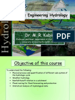 CE 363: Engineering Hydrology