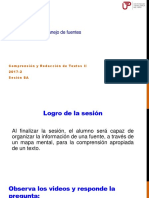 Curso: Comprensión y Redacción de Textos II. Sesión 8A. El Mapa Mental (2017-2)