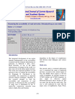 Measuring the Accessibility of Road Networks-Diwaniya-Iraq as Case Study