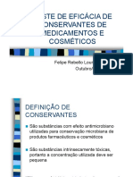 Eficácia de Conservantes PDF
