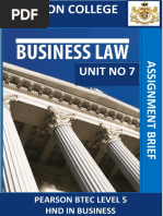 Download Assignment Brief Business Law Unit 7-2 by Rameza Rahman SN357222427 doc pdf