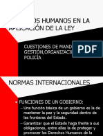 Derechos Humanos en La Aplicacion de La Ley