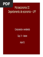 Microeconomia IV - Comprando e Vendendo 1