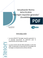 NCH 170 2016 Requisitos de Durabilidad Gerardo Staforelli PDF