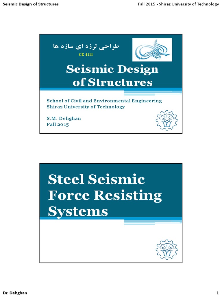 Seismic Design of Steel Structures | PDF | Plasticity (Physics) | Beam ...
