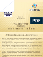 Ensino Religioso - Afro - Indigena