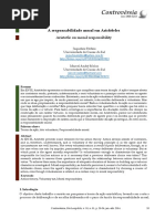 Responsabilidade Moral Em Aristóteles