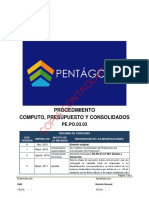 PE - Po.03.03 Procedimiento Computo Del Presupuesto V3