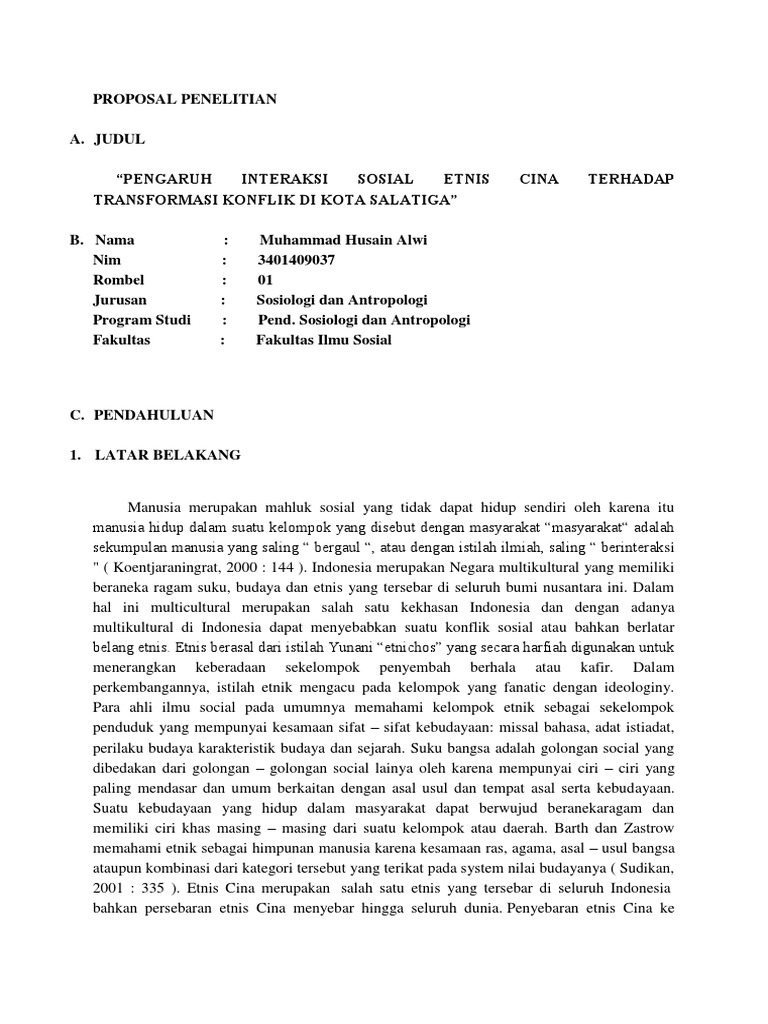 Proposal Penelitian