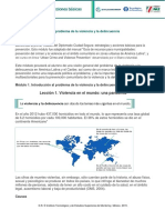 Módulo 1. Introducción Al Problema de La Violencia y La Delincuencia