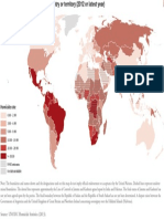 Male Homicide Rate, by Country or Territory (2012 or Latest Year)