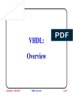 VHDL  Overview