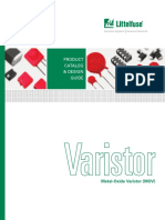 Littelfuse Varistor Catalog. DISEÑO PDF