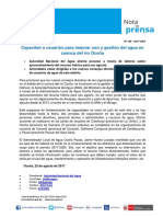 Nota de Prensa Nº 166-2017 - ALA OCOÑA PAUSA